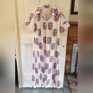 Maxi Indian Block Print dress